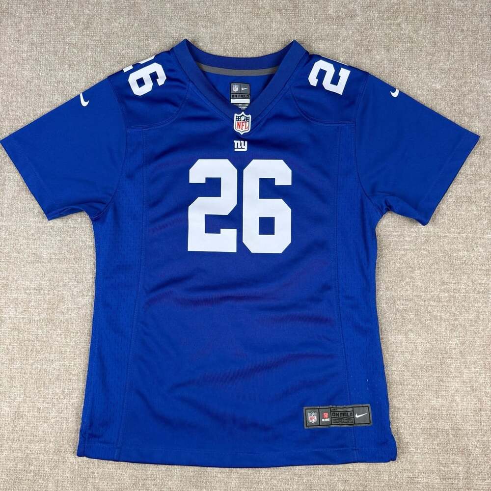 Nike New York Giants Saquon Barkley 26 Jersey Royal Blue Youth S